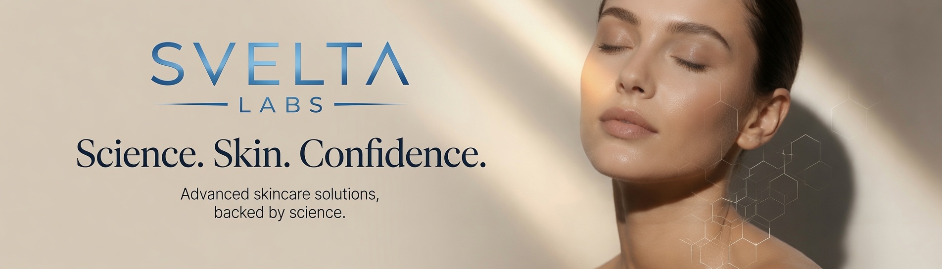 Svelta Labs science skin confidence hero