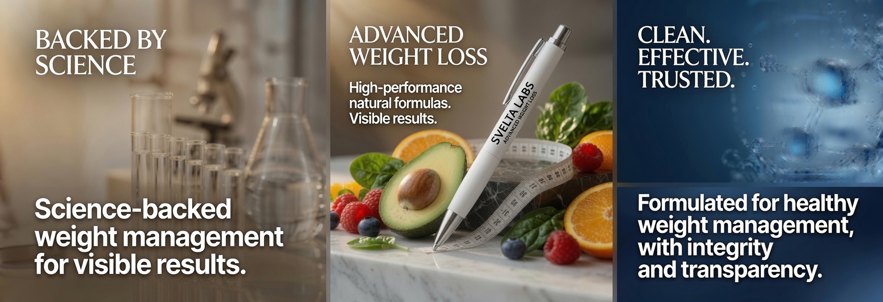 Svelta Labs science-backed weight management panels