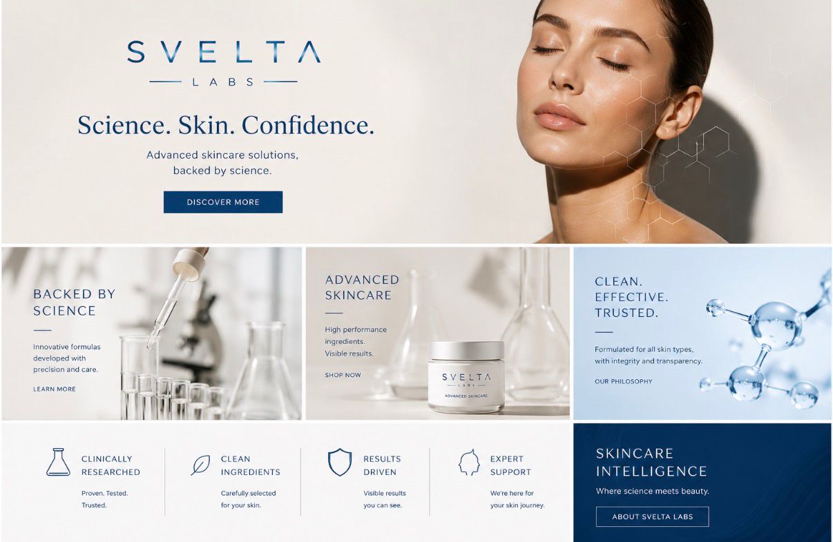 Svelta Labs science, skin, confidence